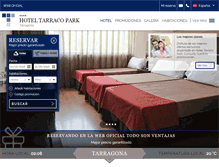 Tablet Screenshot of hoteltarracopark.com
